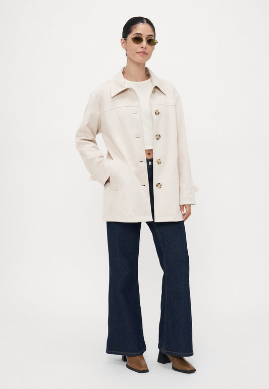 ONLY Petite ONLDIANE LIFE COAT - Short Coat - Pumice Stone