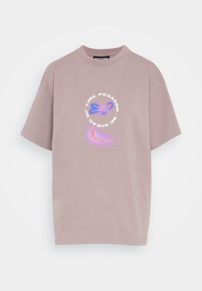 Pegador LERUM OVERSIZED TEE - T-Shirt Print - Washed Future Violet