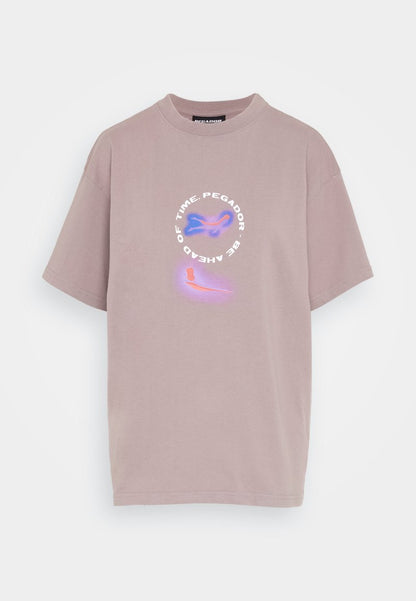 Pegador LERUM OVERSIZED TEE - T-Shirt Print - Washed Future Violet