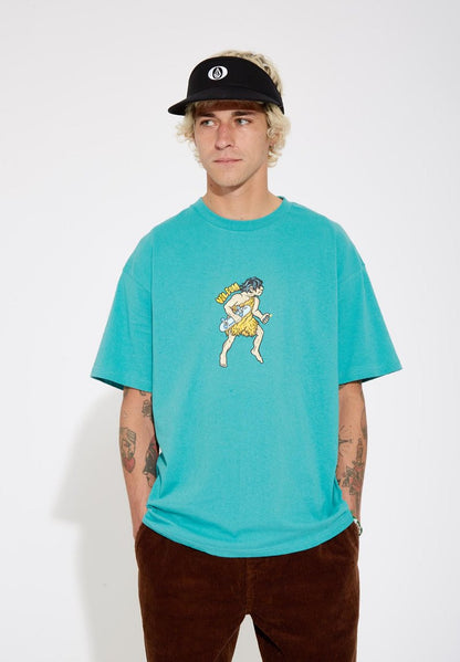 Volcom FA TODD BRATRUD - T-Shirt Print - Temple Teal