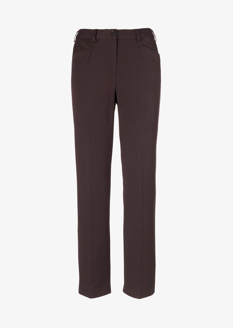 GOLDNER Stoffhose - Braun