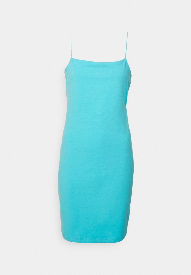 Pieces PCKIWI STRAP DRESS - Jerseykleid - Blue Atoll