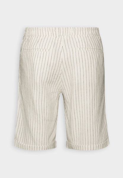 Pier One LINEN BLEND DRAWCORD SHORTS - Shorts - Off-white