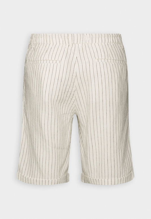 Pier One LINEN BLEND DRAWCORD SHORTS - Shorts - Off-white