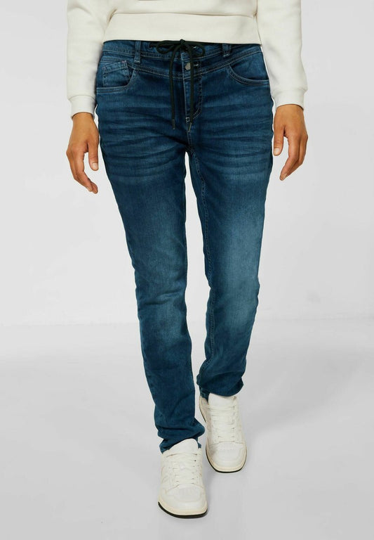 STREET ONE LOOSE FIT - Jeans Slim Fit - Blau
