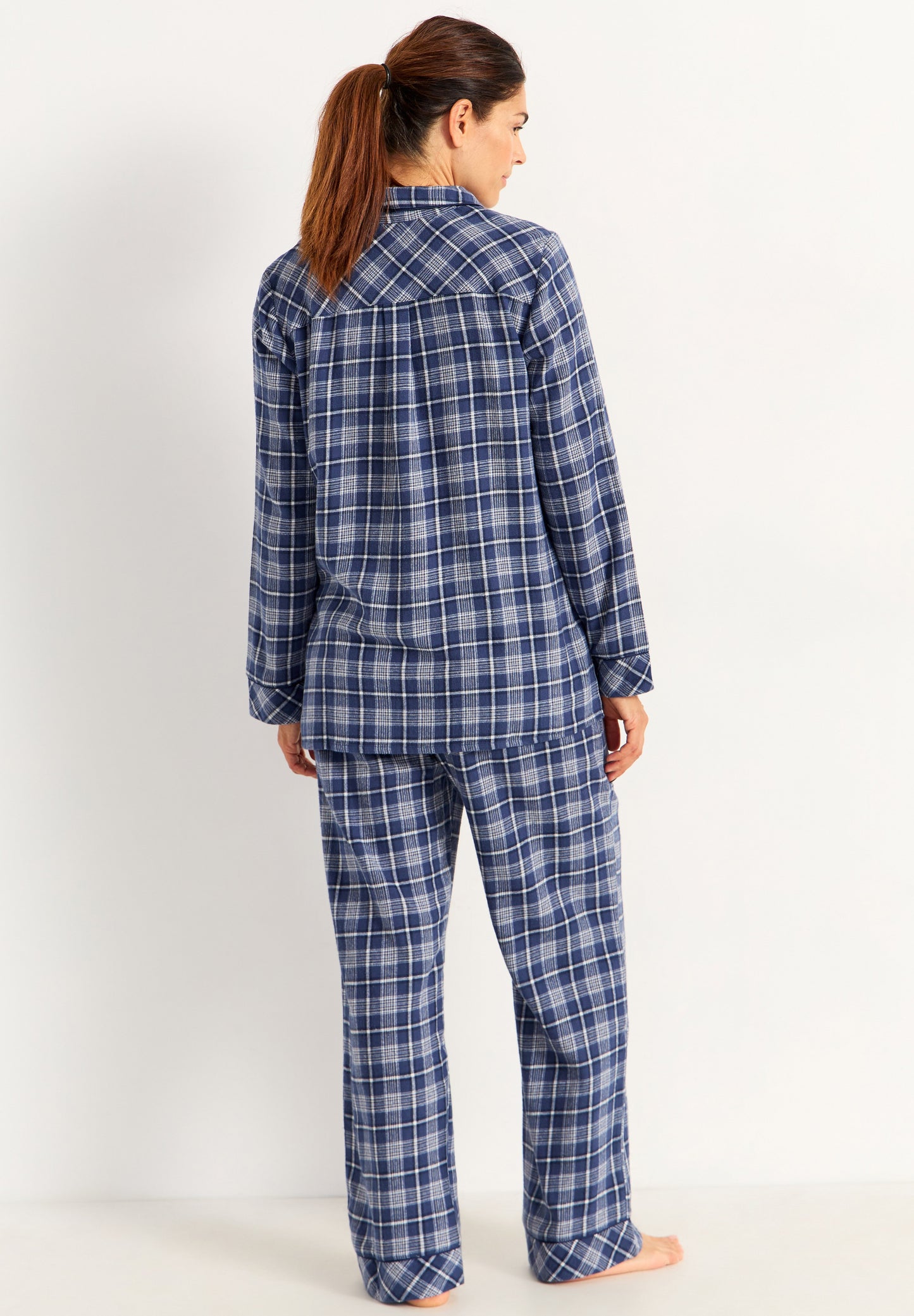 CHECKED SET - Pyjama Set - Blue Checked