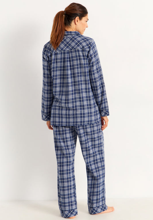  CHECKED SET - Pyjama Set - Blue Checked