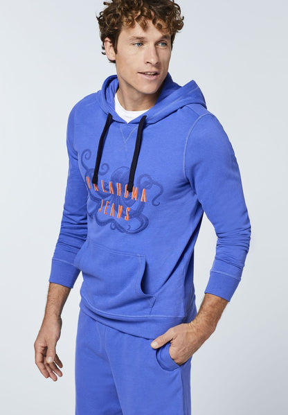  AUS MIT OKTOPUS-MOTIV - Kapuzenpullover - Dazzling Blue