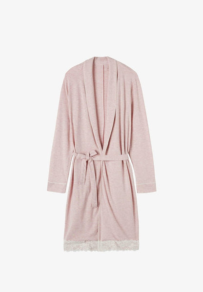Intimissimi AUS MIT DETAILS - Bademantel - Hellrosa Meliert