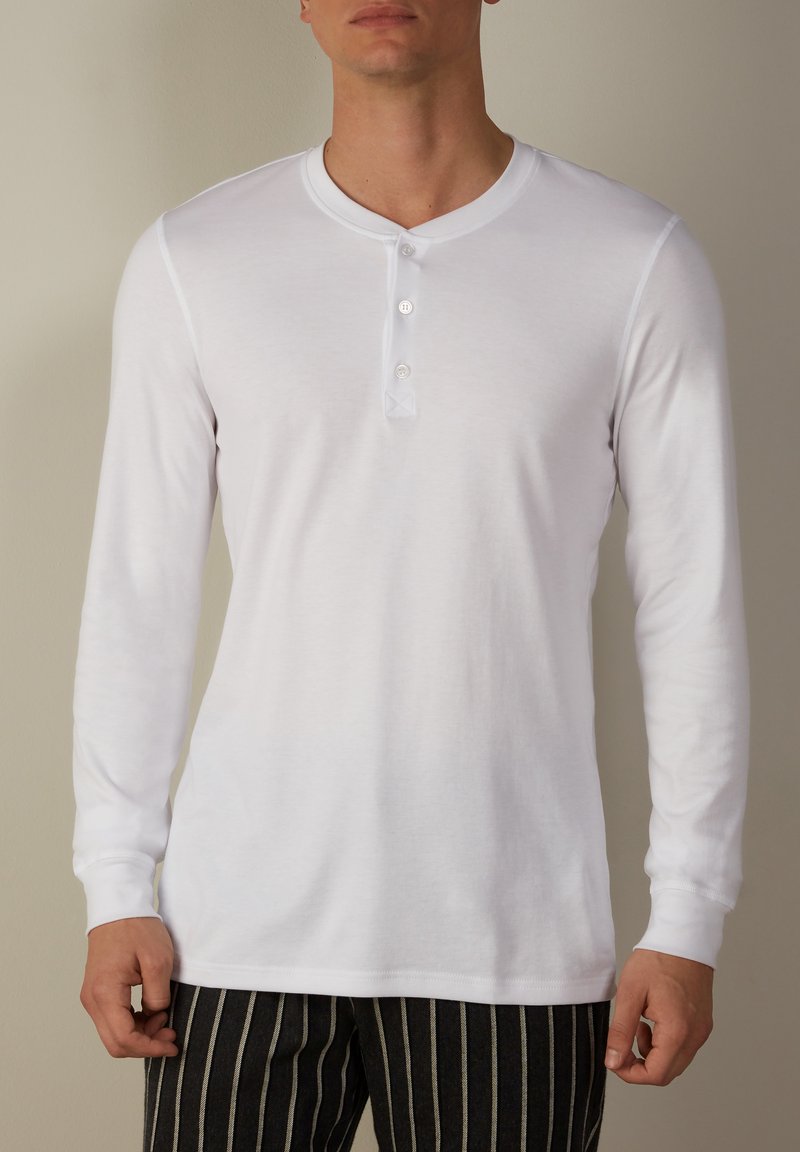 Intimissimi INTERLOCK SUPIMA - Nachtwäsche Shirt - Black