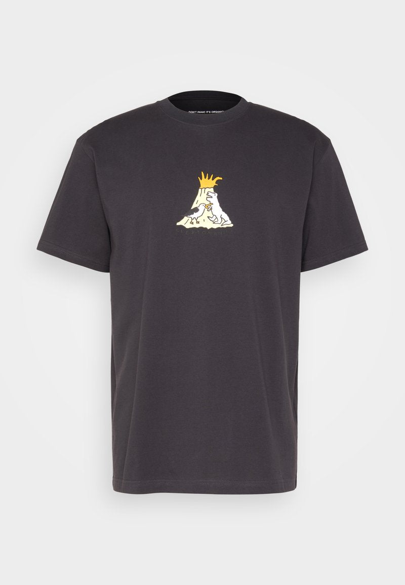 Cleptomanicx VULCAN GULL - T-Shirt Print - Blue Graphite