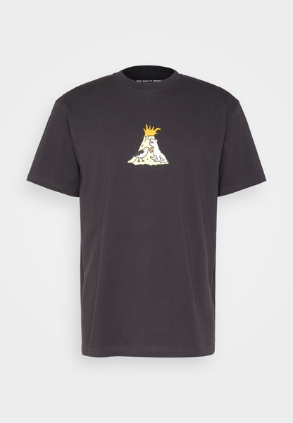 Cleptomanicx VULCAN GULL - T-Shirt Print - Blue Graphite