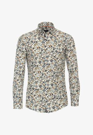  PRINT CASUAL FIT - Hemd - Mittelblau