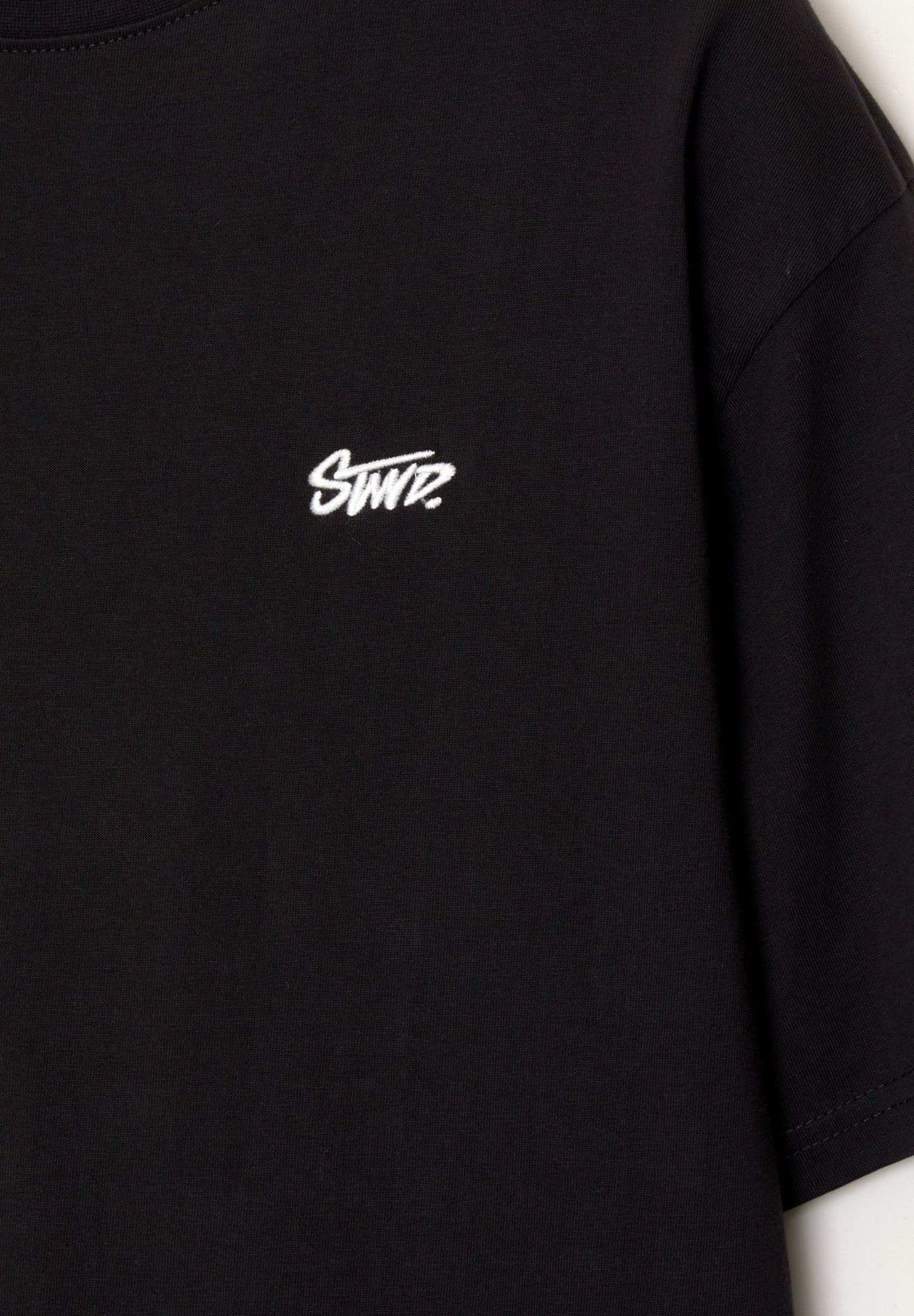 PULL & BEAR WITH LOGO - Print T-shirt - Black