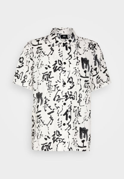 Edwin PRIVATE LETTER SHIRT UNISEX - Hemdbluse - White/black