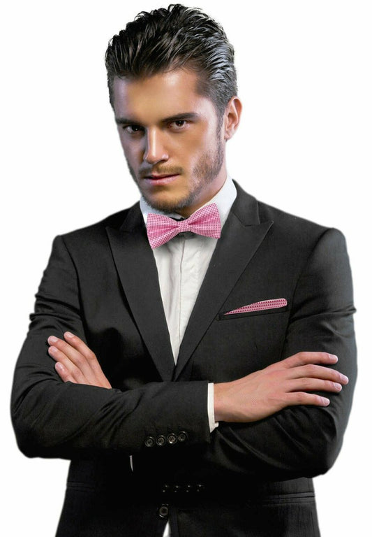  FINE KARO 3-SET - Einstecktuch - Pink