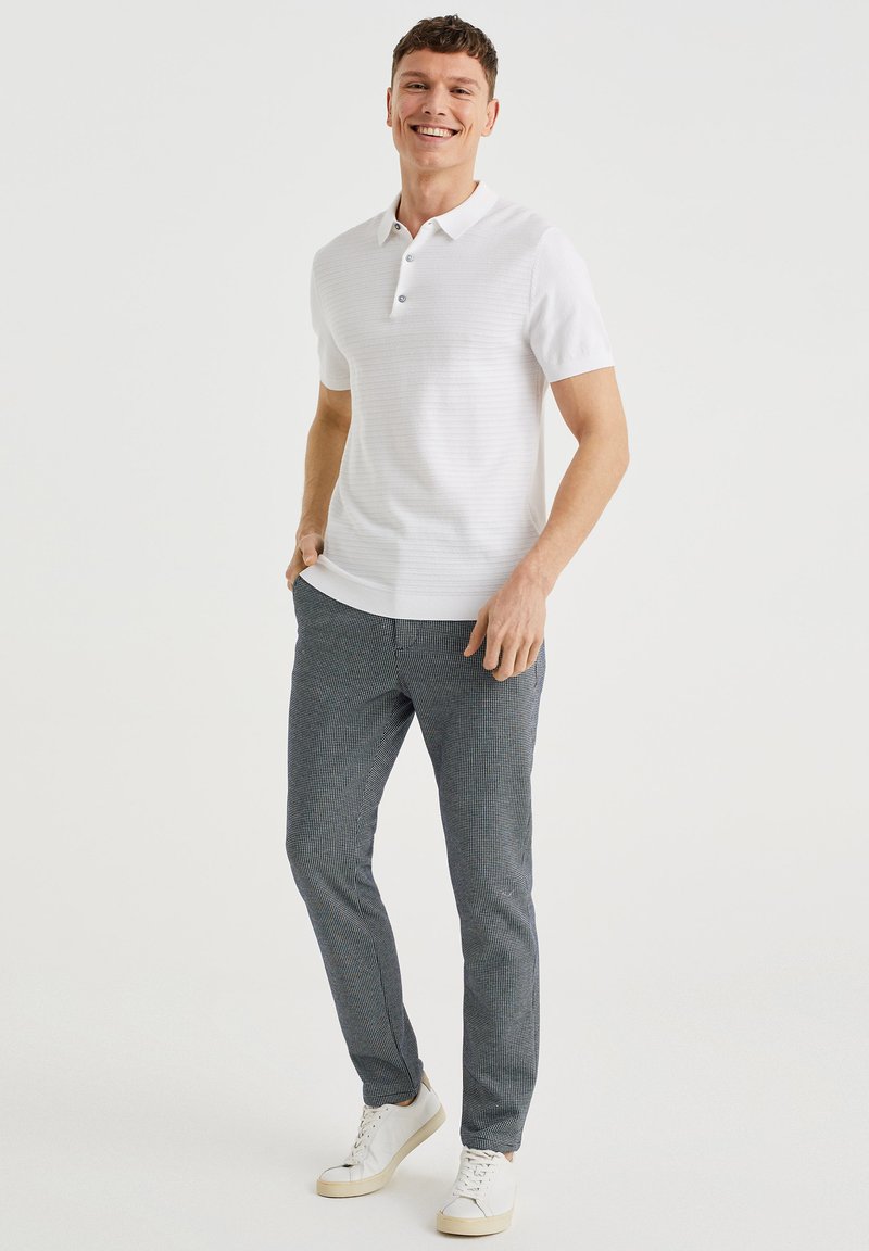 WE FASHION SLIM FIT - Chino - Blue