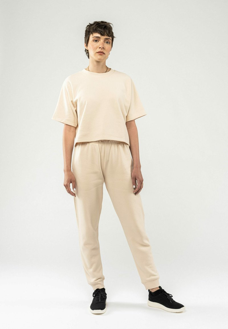 Mela FRENCH TERRY DEEPALI - T-Shirt Basic - Oat
