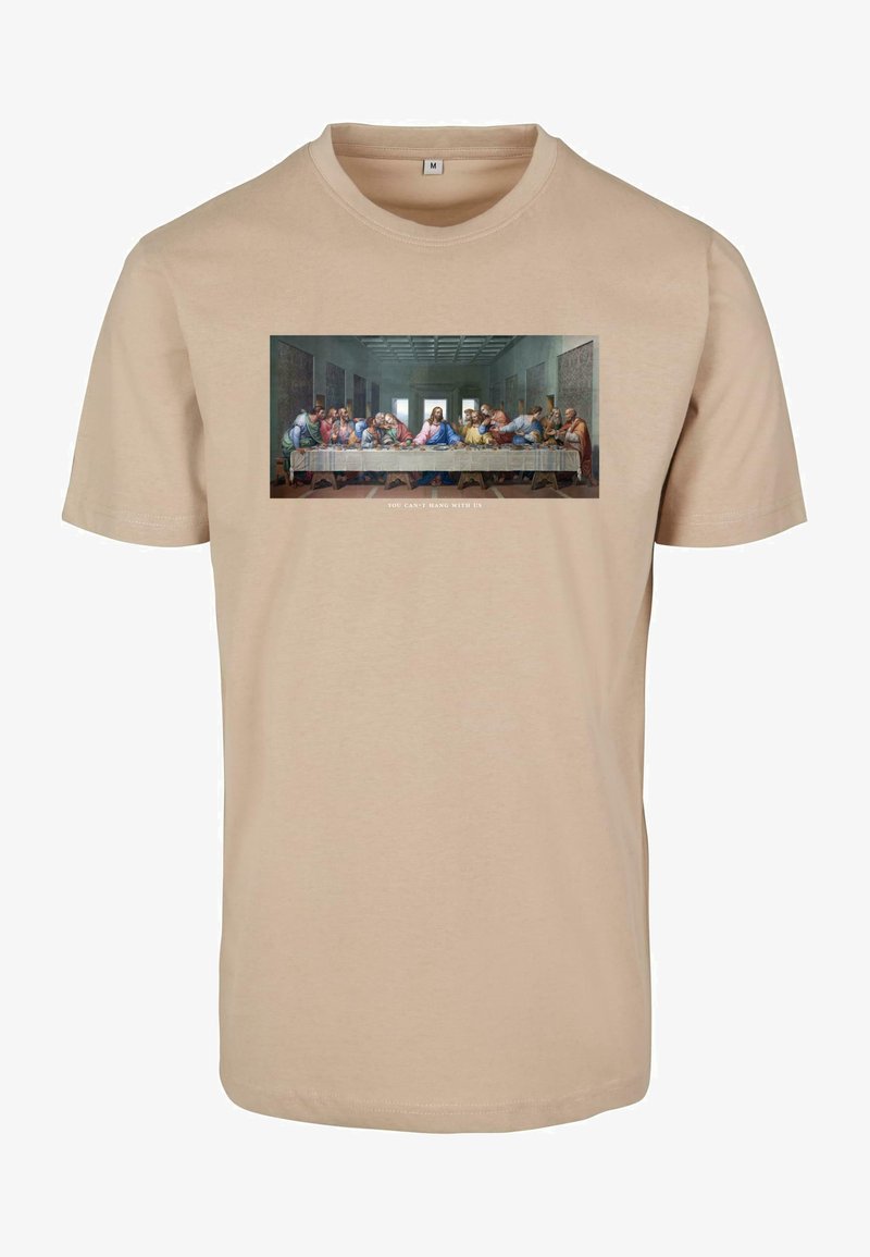 Mister Tee CANT HANG WITH US - T-Shirt Print - Sand
