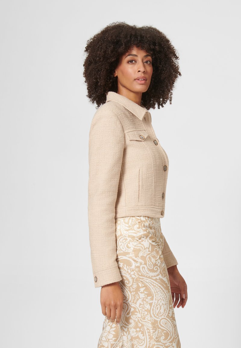  KURZE TWEE IM LOOK - Übergangsjacke - Natur