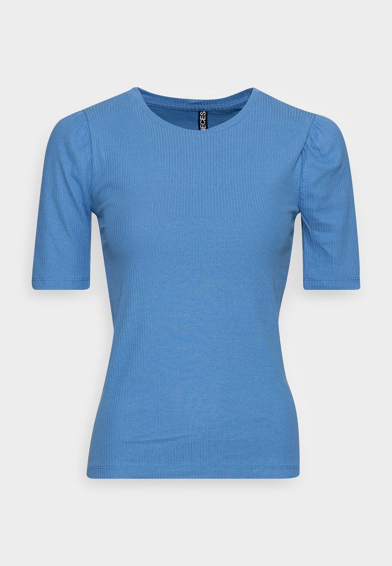 Pieces PCRUKA SS PUFF NOOS BC - T-Shirt Print - Marina