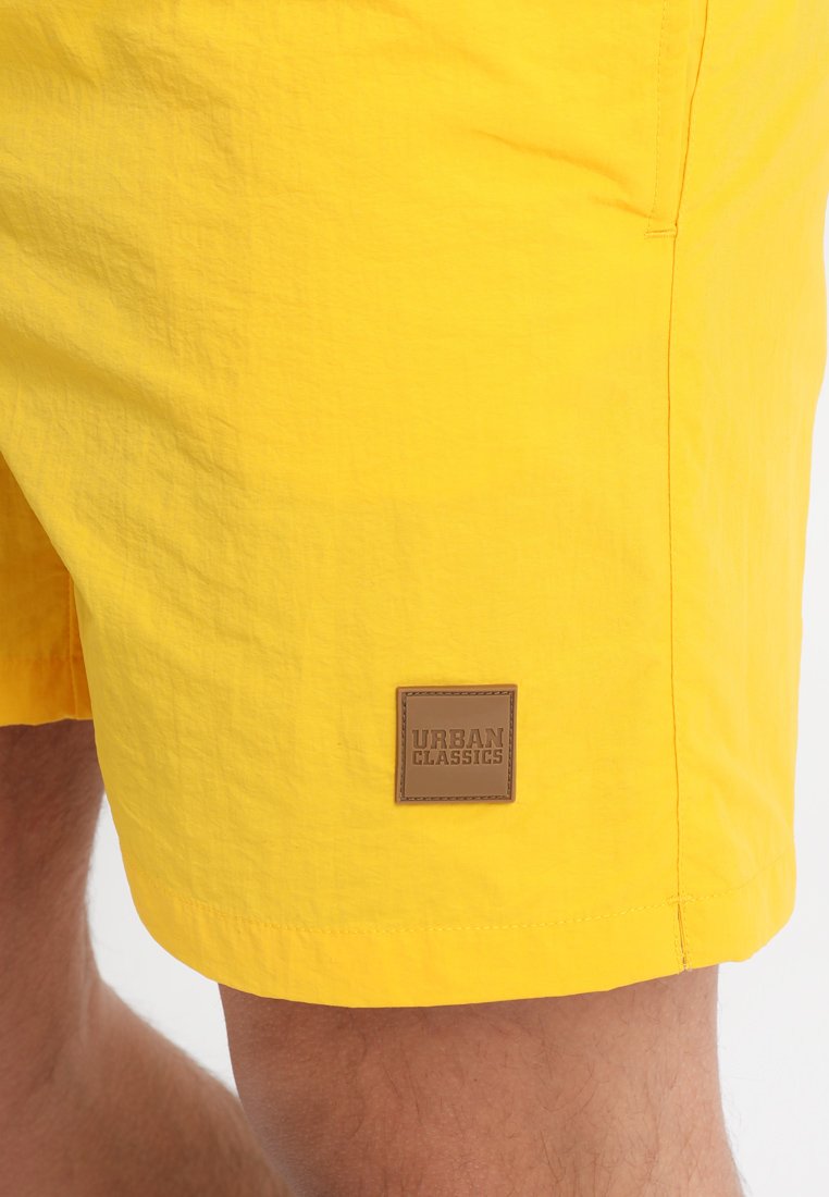 URBAN CLASSICS BLOCK SWIM SHORTS - Badeshorts - Chrome Yellow