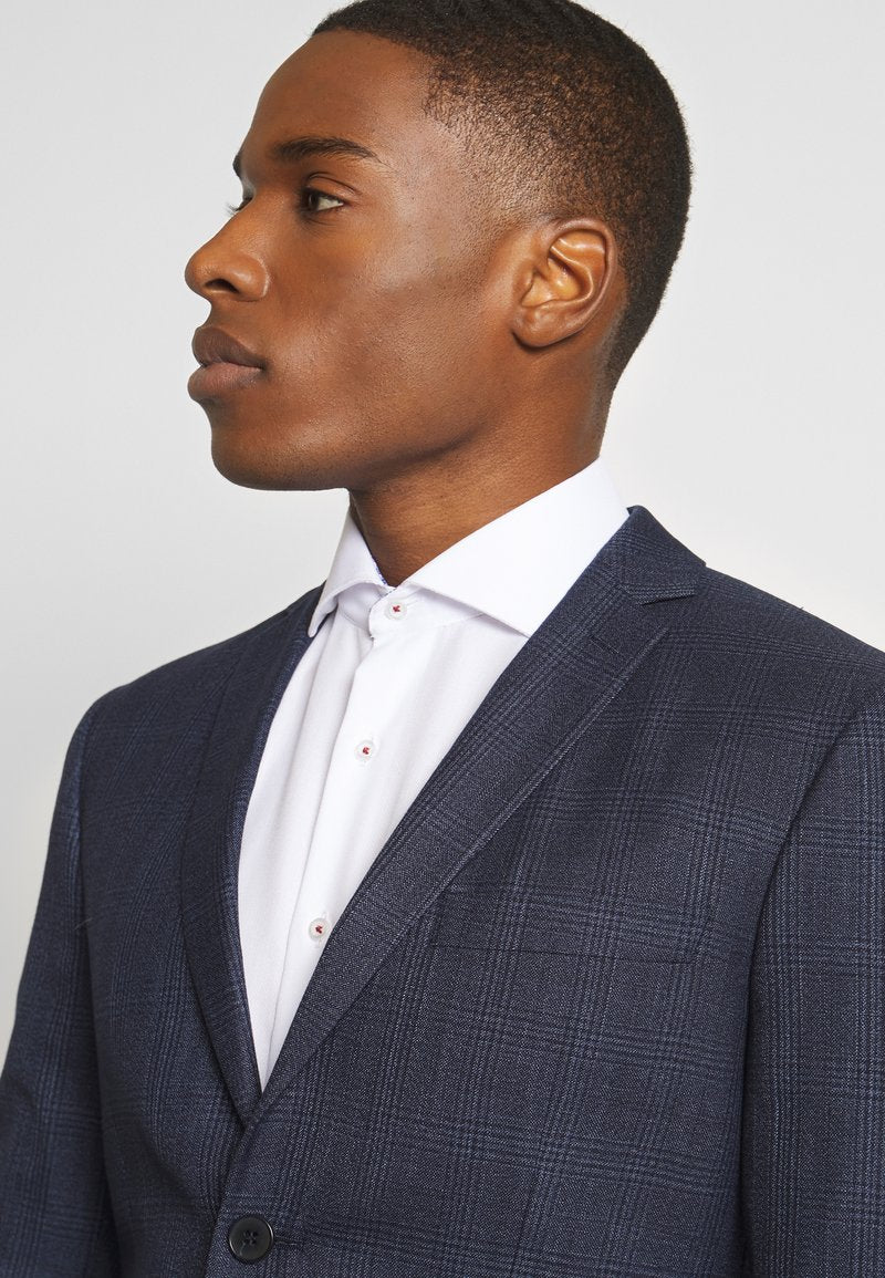  CHECK SUIT - Anzug - Dark Blue