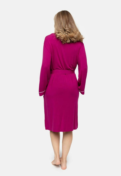 Cyberjammies MORGENMANTEL EMMI SHORT - Bademantel - Berry