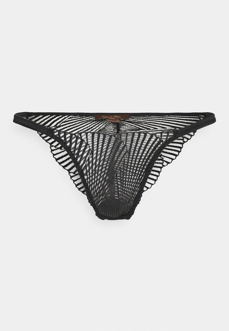  ATHENA BRAZILLIAN KNICKER - String - Black