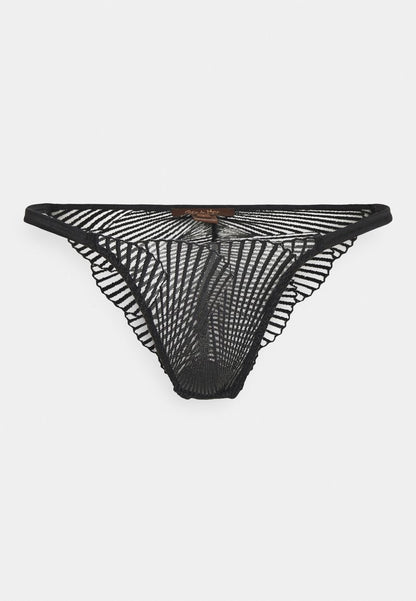  ATHENA BRAZILLIAN KNICKER - String - Black