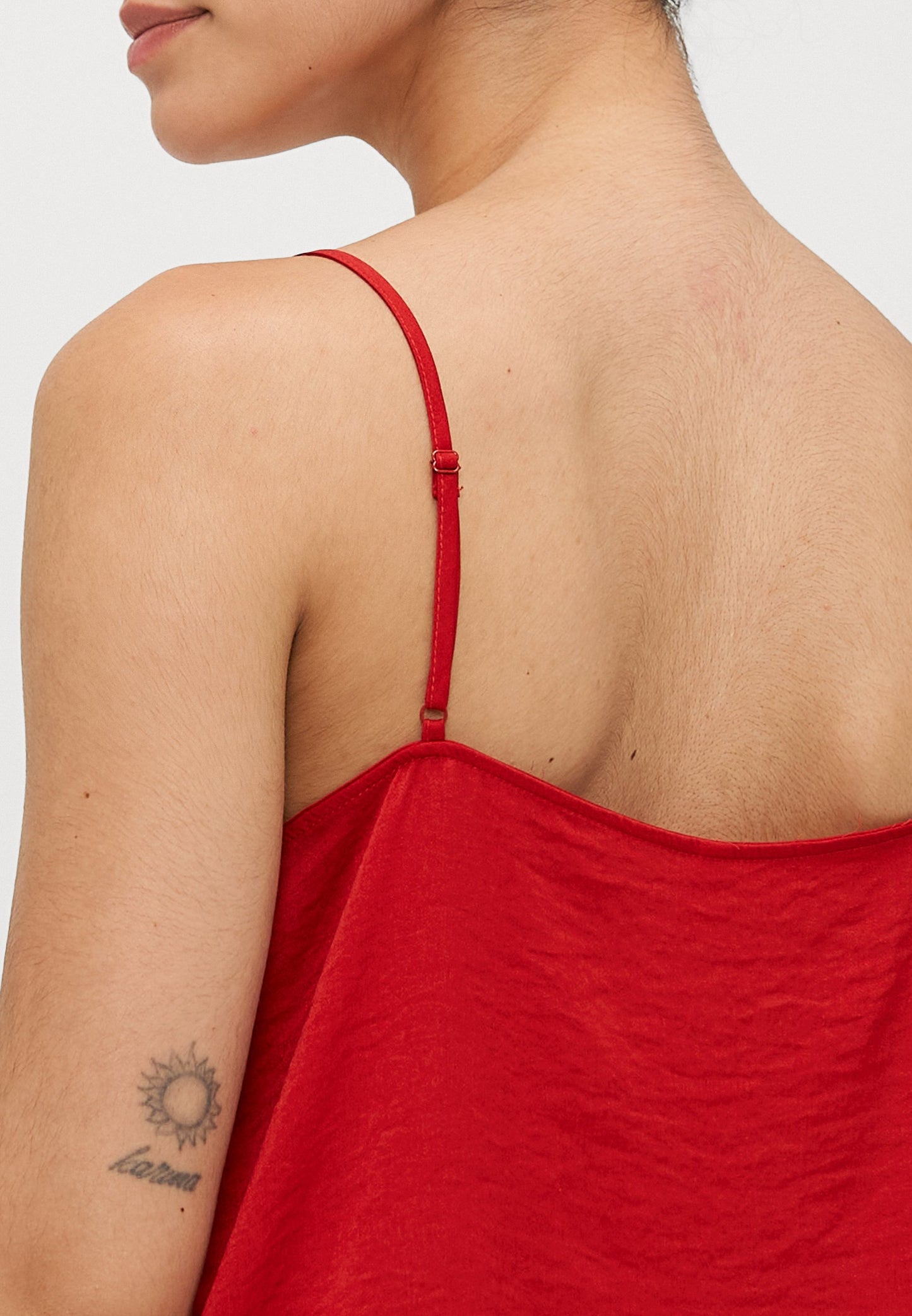 ONLY Petite ONLDEBBIE SINGLET - Top - Salsa