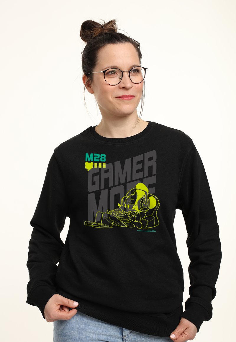 Henry Tiger MICKEY MOUSE GAMER TIME - Sweatshirt - Black