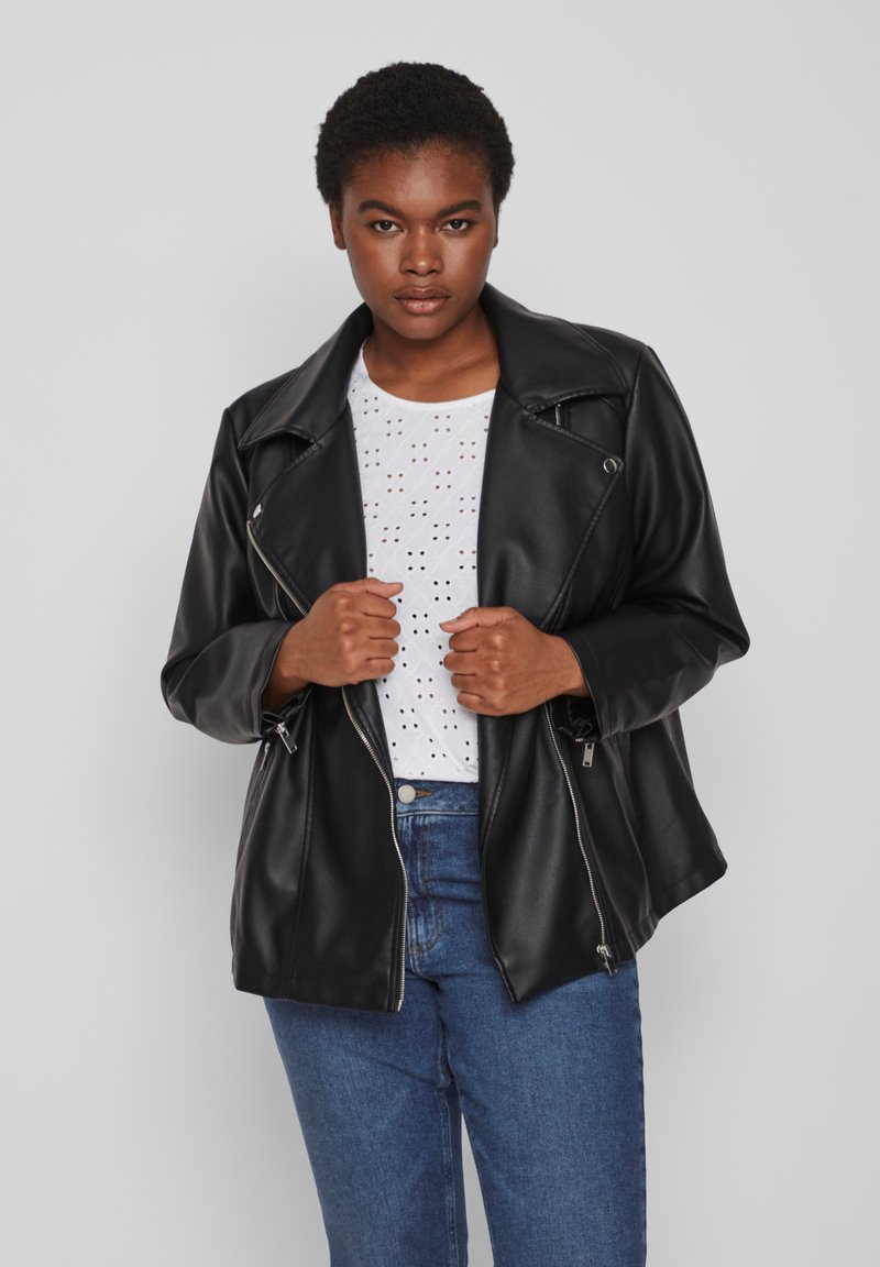  CURVE - Kunstlederjacke - Black