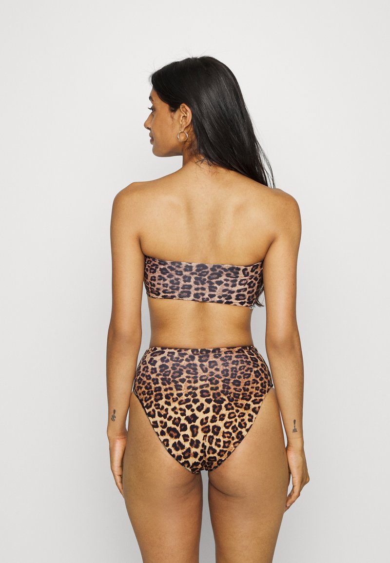 GOOD AMERICAN GOOD WAIST BOTTOM - Bikini-Hose - Leopard