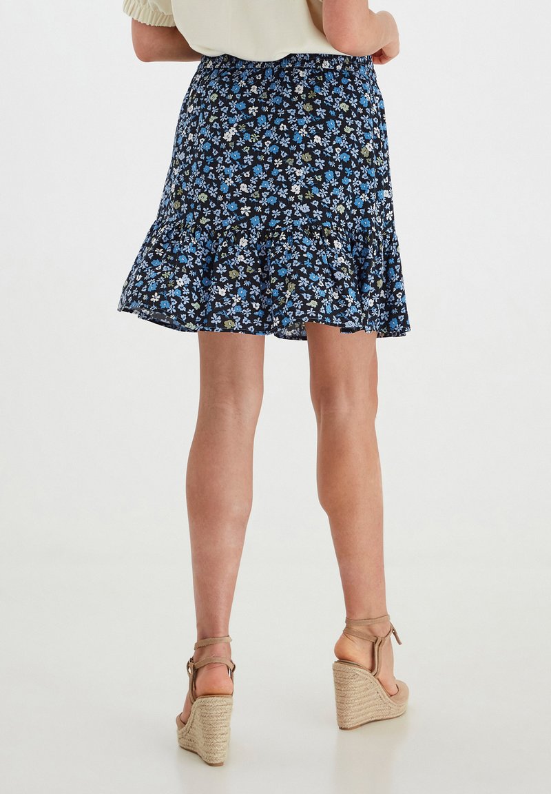B.young BYMMJOELLA SHORT SKIRT - Minirock - Brunnera Blue Mix