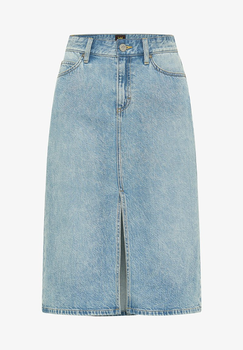 Lee MIDI - Jeansrock - Frosted Blue
