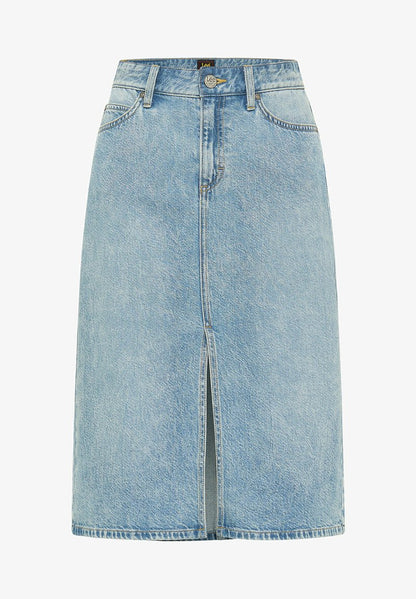 Lee MIDI - Jeansrock - Frosted Blue