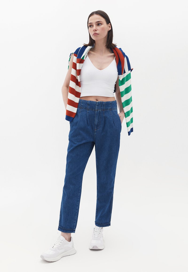  BAGGY - Jeans Straight Leg - Mid Denim