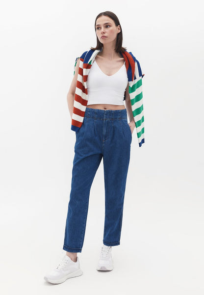  BAGGY - Jeans Straight Leg - Mid Denim
