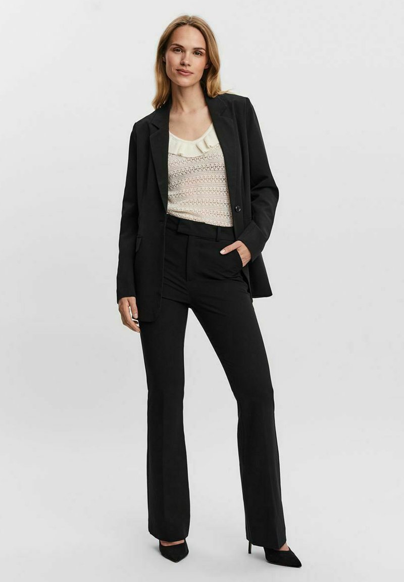 Vero Moda LANGÄRMELIG - Kurzmantel - Black