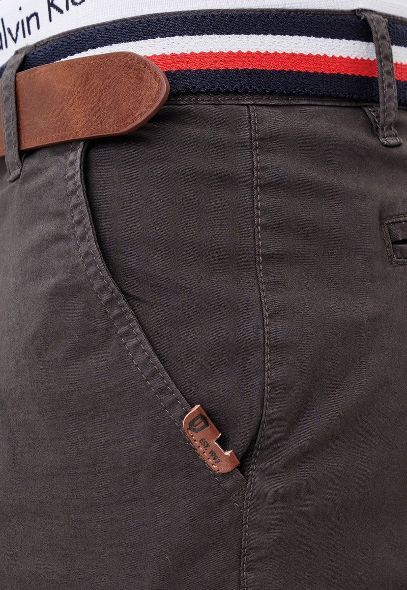 Indicode Jeans Shorts - Anthracite