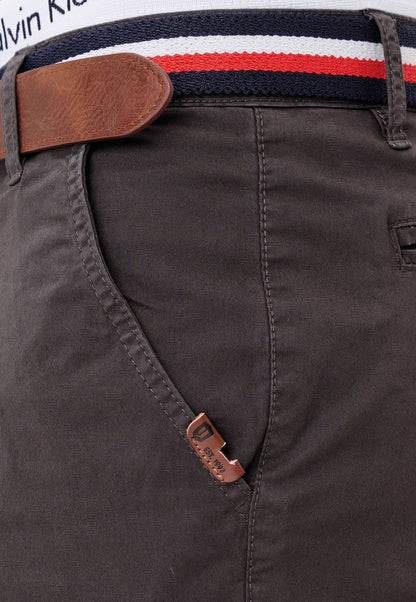 Indicode Jeans Shorts - Anthracite