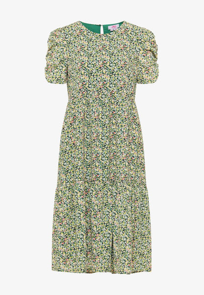  MYMO NOLIE - Freizeitkleid - Grün Mehrfarbig