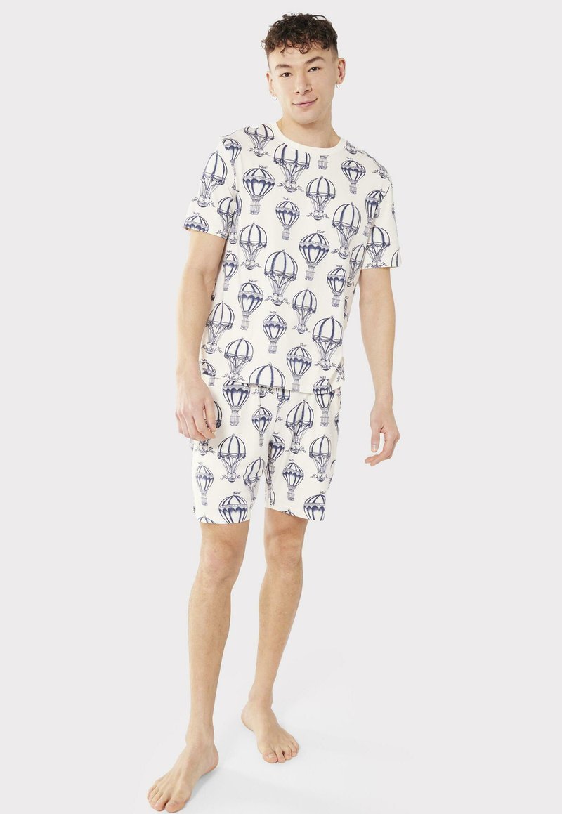  AIR BALLOON PRINT CREWNECK - Nachtwäsche Set - Off White