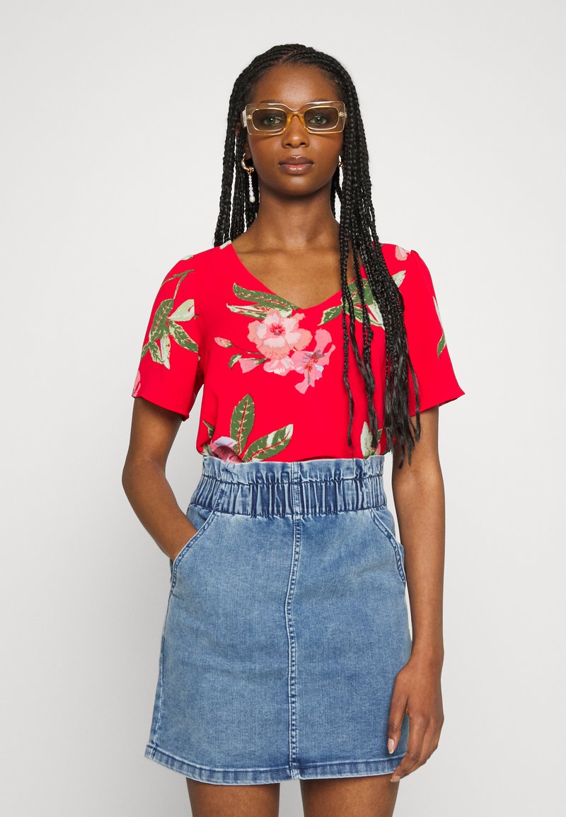  VITINA MAGIC SHORT SKIRT - Minirock - Medium Blue Denim