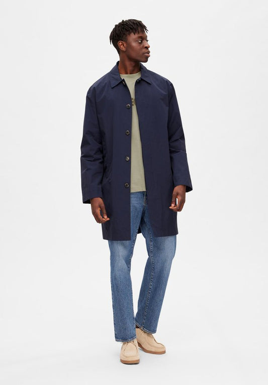 Selected Homme SLHDALTON W NOOS - Kurzmantel - Sky Captain