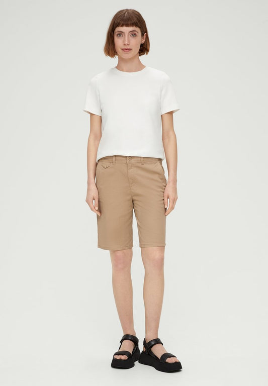 S.Oliver REGULAR BERMUDA - Shorts - Sandstein