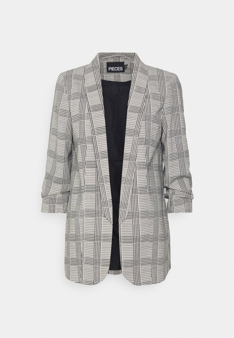 Pieces PCBOSS PRINTED NOOS - Kurzmantel - Black