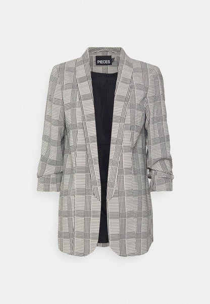 Pieces PCBOSS PRINTED NOOS - Kurzmantel - Black