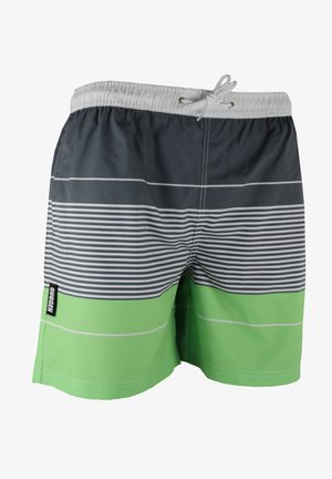 Buffalo Badeshorts - Blau/grau Langgröße